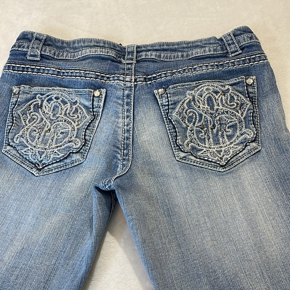 PAISLEY SKY SIZE 10 Women's Blue Jeans - Picture 6 of 6